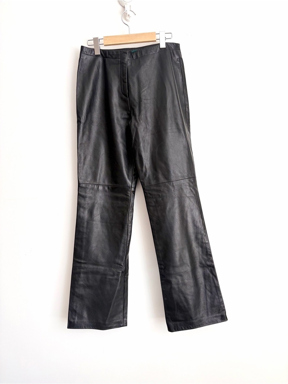 Vintage Danier Leather Pants 90s Minimalist Quiet Luxury Size 6 NWOT
